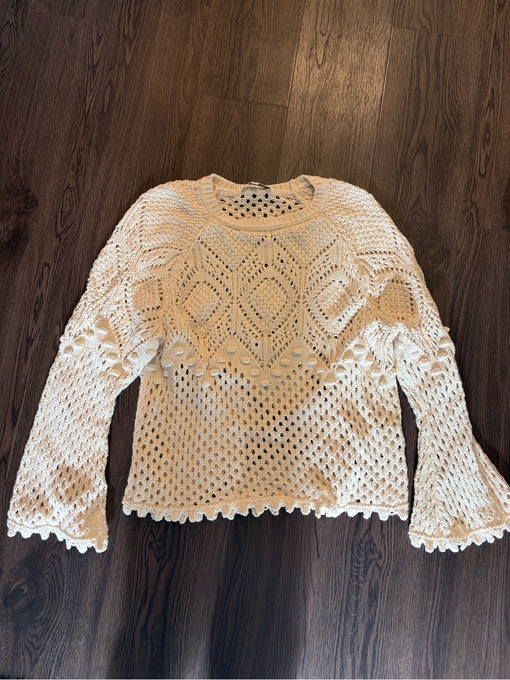 Another Love - Crochet Sweater - Size Small